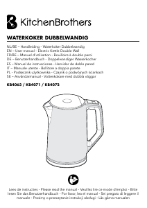 Bruksanvisning KitchenBrothers KB4071 Vattenkokare