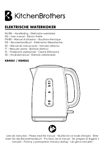 Bruksanvisning KitchenBrothers KB4061 Vattenkokare