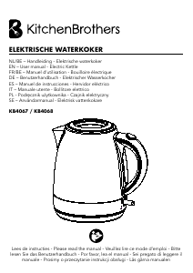 Bruksanvisning KitchenBrothers KB4068 Vattenkokare
