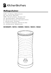 Mode d’emploi KitchenBrothers KB524 Fouet à lait