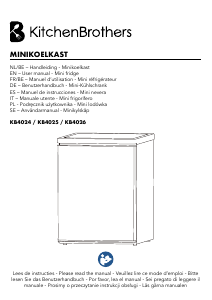 Bedienungsanleitung KitchenBrothers KB4025 Kühlschrank
