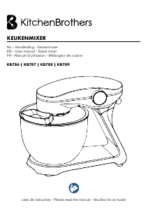 Mode d’emploi KitchenBrothers KB786 Robot sur socle