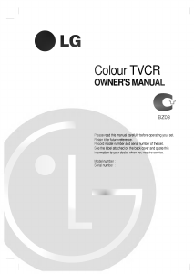 Handleiding LG KF-21P12 Televisie
