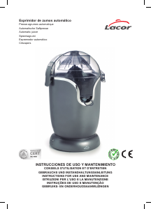 Bedienungsanleitung Lacor 69520 Zitruspresse