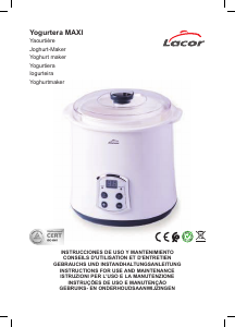 Manuale Lacor 69243 Maxi Yogurtiera