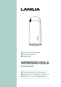 Bedienungsanleitung Lanilia Wereniso Isola 39 Dunstabzugshaube