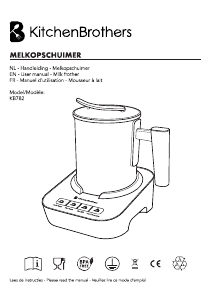 Handleiding KitchenBrothers KB782 Melkopschuimer