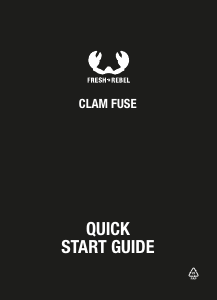 Εγχειρίδιο Fresh'n Rebel Clam Fuse Ακουστικά