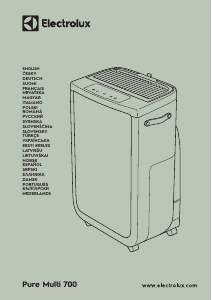 Manuale Electrolux EPU73771DG Pure Multi 700 Purificatore d'aria