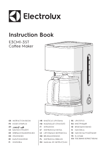 Manual Electrolux E3CM1-3ST Cafetieră