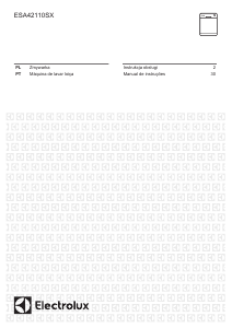 Manual Electrolux ESA42110SX Máquina de lavar louça