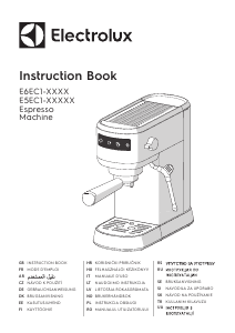 Brugsanvisning Electrolux E6EC1-6BST Espressomaskine