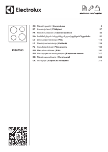 Rokasgrāmata Electrolux EIS87583 Plīts virsma
