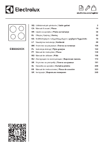 Manual Electrolux EIB60420CK Placa