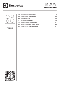 Käyttöohje Electrolux Y67IS453 Keittotaso
