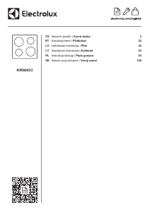 Rokasgrāmata Electrolux KIR60433 Plīts virsma