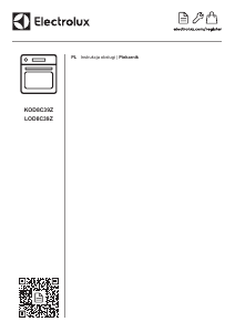 Instrukcja Electrolux KOD8C39Z Piekarnik