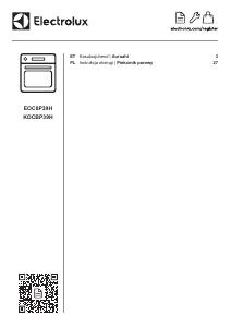 Instrukcja Electrolux EOC8P39H Piekarnik
