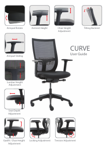 Manual Euroseats Curve Office Chair
