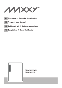 Mode d’emploi Maxxy FR143MXDW1 Congélateur