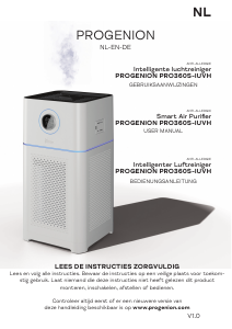 Bedienungsanleitung Progenion PRO360S-IUVH Luftreiniger