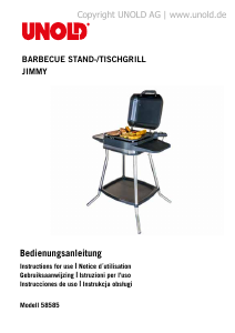 Manual Unold 58585 Jimmy Barbecue