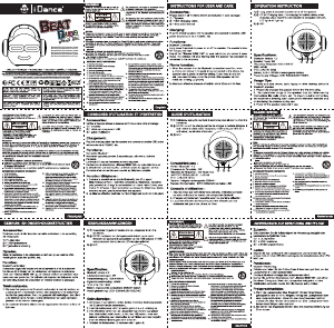 Mode d’emploi iDance IBDM-100 Mini Haut-parleur