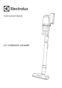 Bruksanvisning Electrolux EP82UB25UG Dammsugare