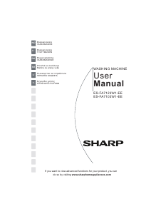 Mode d’emploi Sharp ES-FA7103W1-EE Lave-linge