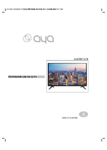 Mode d’emploi AYA A32HD0121B Téléviseur LED