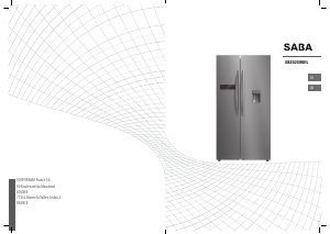 Manual SABA SBS525WDIL Fridge-Freezer