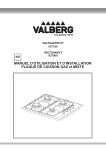 Mode d’emploi Valberg VAL TGA 4 NVT Table de cuisson