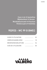Bedienungsanleitung Valberg WC 99 B BWEC Weinklimaschrank