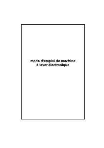 Mode d’emploi Westwood WT8059BTRS Lave-linge