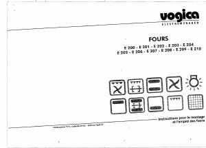 Mode d’emploi Vogica E209 Four
