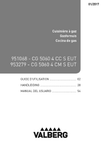 Manual de uso Valberg CG50604CMSEUT Cocina