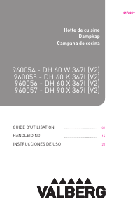 Manual de uso Valberg DH 90 X 367I (V2) Campana extractora