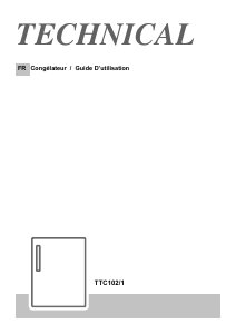 Mode d’emploi Technical TTC102/1 Congélateur