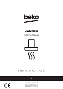 Kullanım kılavuzu BEKO P 38 TG Davlumbaz