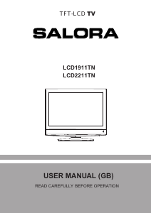 Bruksanvisning Salora LCD1911TN LCD TV