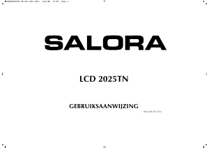Handleiding Salora LCD2025TN LCD televisie