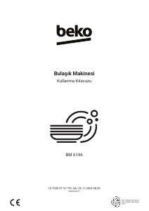 Kullanım kılavuzu BEKO BM 6146 Bulaşık makinesi