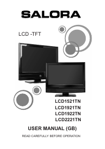 Handleiding Salora LCD2221TN LCD televisie