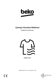 Kullanım kılavuzu BEKO KMB 900 I Kurutma makinesi