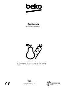 Kullanım kılavuzu BEKO 870503 MB Donduruculu buzdolabı