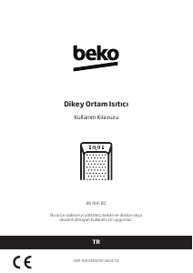 Kullanım kılavuzu BEKO BK RHF BD Isıtıcı