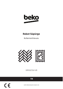 Kullanım kılavuzu BEKO VRR 82314 VB Elektrikli süpürge