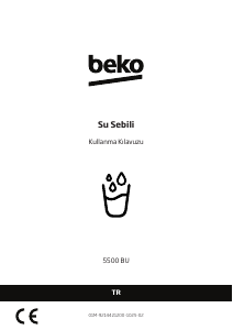Kullanım kılavuzu BEKO 5500 BU Su sebili