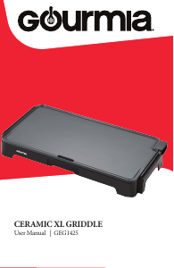 Manual Gourmia GEG1425 Table Grill