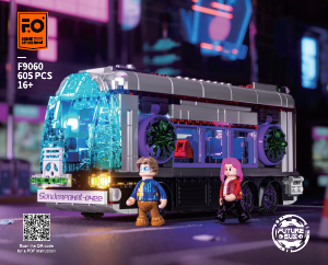 Bedienungsanleitung Lumibricks set F9060 Cyberpunk Neoncity Zukunftsbus